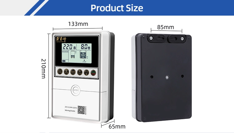 3kw/220VAC LCD Submersible Sewage Drainage Pump Control Panel Box