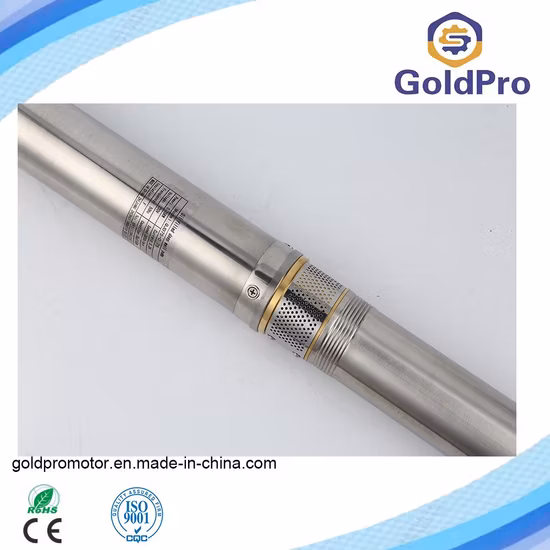 4sdm 高速銅線プラスチックインペラ多段ステンレス鋼ボディ水中排水電動深井戸水ポンプ MPPT コントローラ付き